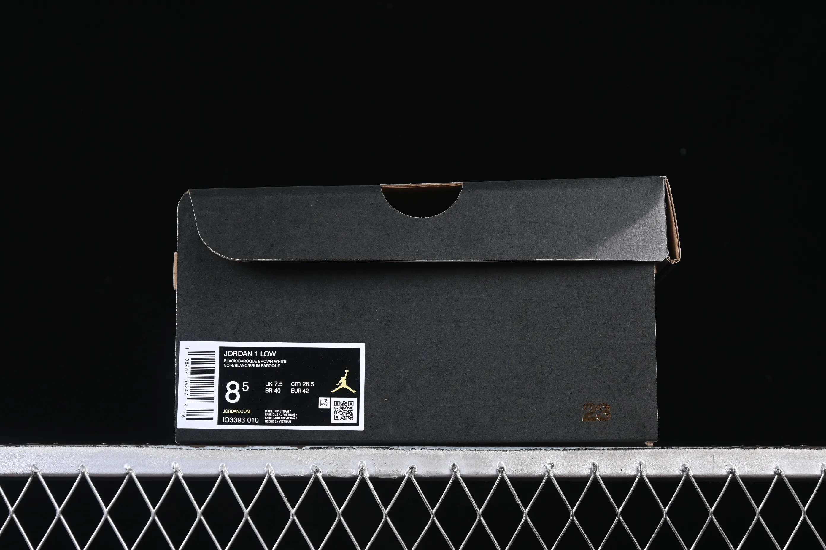 All categories Air Jordan Jordan series basketball shoes Air Jordan 1 Low G version pure original Air Jordan 1 Low AJ1 Joe 1 black color low-top cultural casual sneakers IO3393-010